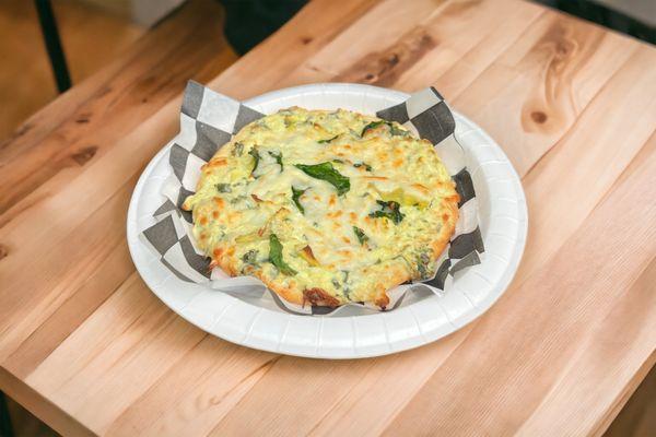 Fizzy's Artichoke & Spinach Flatbread