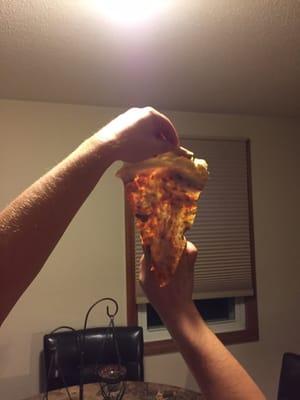 Transparent pizza