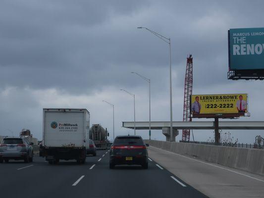 11-18-22.  New ramp in progress above I-294 by O'Hare.