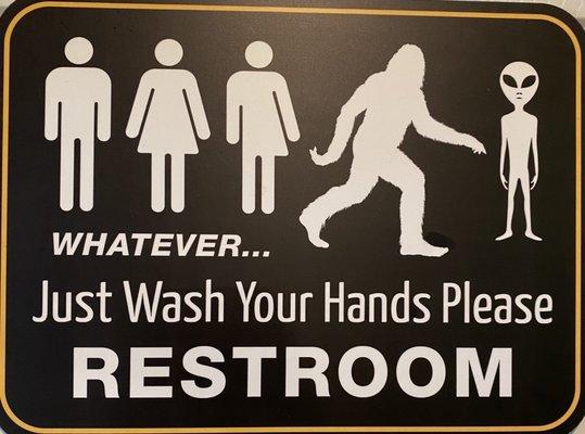 For your humor on restroom door