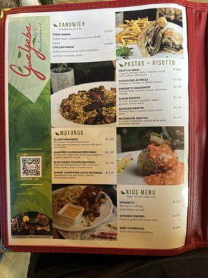 Guayaba Menu 2