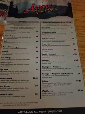 New menu. Love their food!