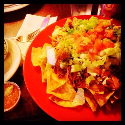 My nachos - I was so hungry!