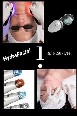 Hydrafacial...
Call today for your complimentary gift.  951-291-1714