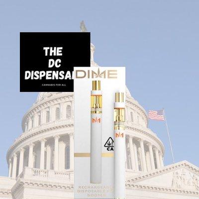 Dime Disposable vape carts, only available at The DC Dispensary!