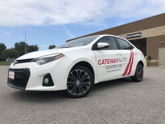 Gateway's fleet of loaner cars!