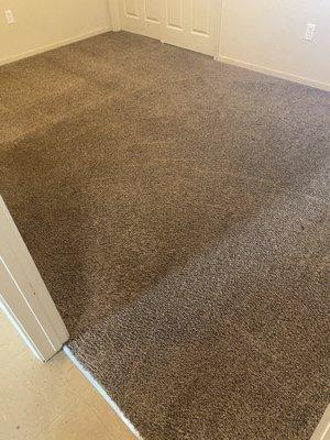 Carpet Not cleaned