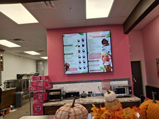 Cute digital menu..