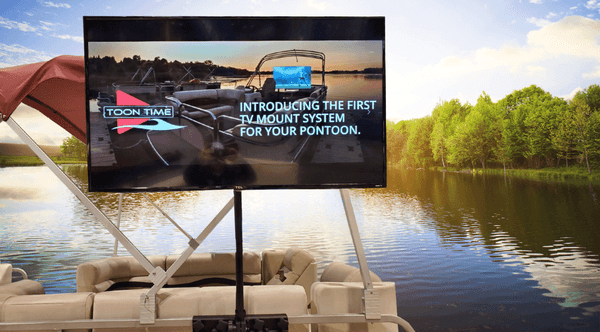 TV Mount System for Pontoons