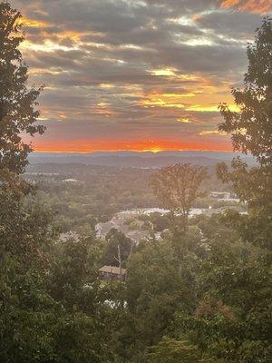 Downtown Chattanooga sunset