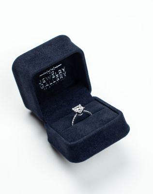 The perfect diamond engagement ring created by The Jewelry Gallery of Oyster Bay in Huntington & Oyster Bay, NY.