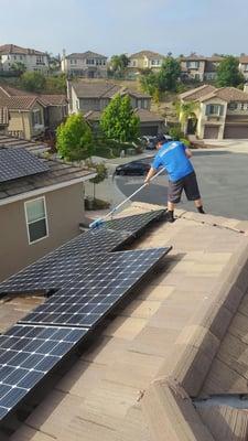 Solar Panel Cleaning in San Diego Residential and Commercial Fully Insured! www.socalsolarpanelcleaning.com 888-944-6513