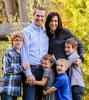 Jeremy T. Louk, DMD of Rock Ridge Family Dentistry and his family | Round Rock, TX