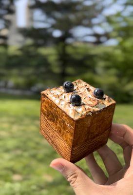 Lemon Blueberry Cube Croissant