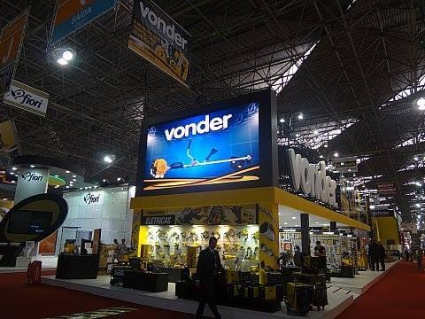 Trade show using our led panels