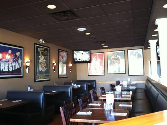 The dining room is huge. This is only half of the bar area