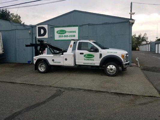 TRUCK IN FRONT OF OFFICE