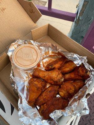 Spicy ranch w hot wings