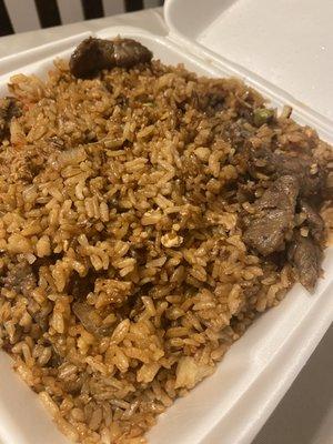 Beef fried rice