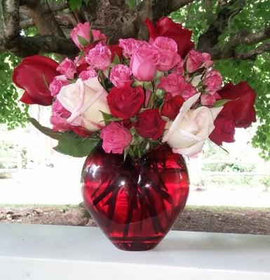 Arrangement done by Your House if Flowers