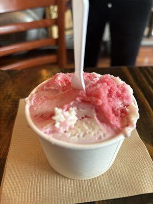 Cherry cream Gelato