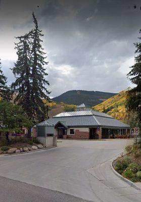 Entrance to the parking at the Vail