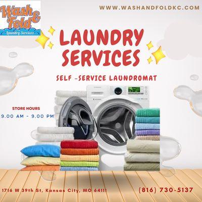 Experience the epitome of convenience with Wash and Fold Kansas, your trusted partner in laundry care!