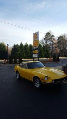 Classic 240Z At Shell In Fort Mill