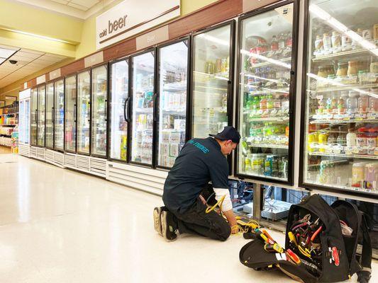 Beverage display cooler troubleshooting