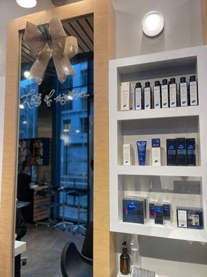 Quality haircare such as Phyto are offered at this location.