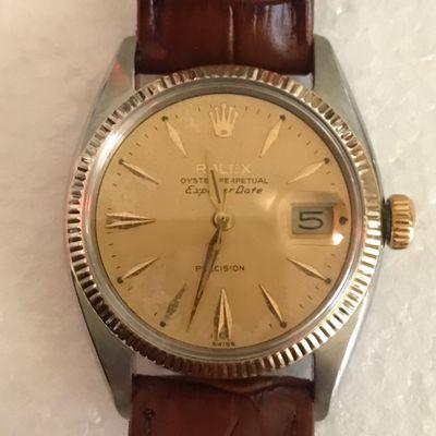 1960 Rolex explorer date 5501 from Canada. Very rare watch!