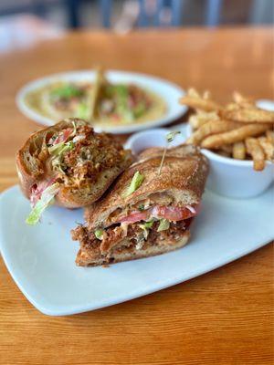 Oyster Po' Boy Sandwich