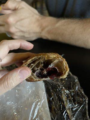 Vegan Elderberry Croissant $3.75