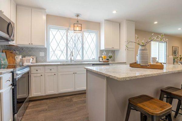 fully designed and updated kitchen.