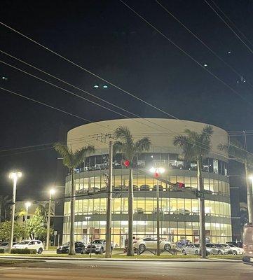 Outside night view