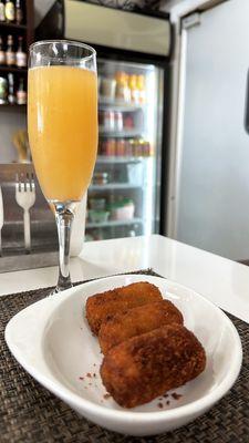 Jamón serrano croquetas