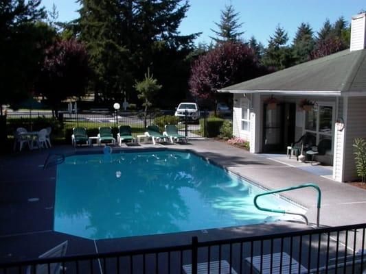 Seasonal heated outdoor pool