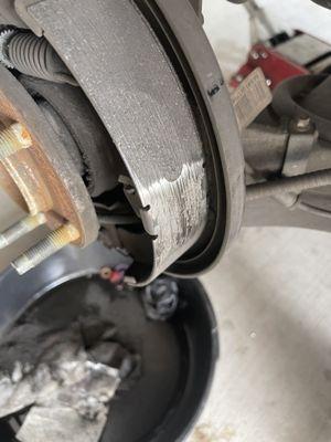 Do you know the difference with  brake shoe and brake pad?