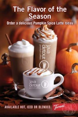 Pumpkin spice, a holiday favorite.