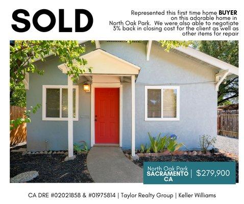 SOLD in Oak Park, CA, - 2019