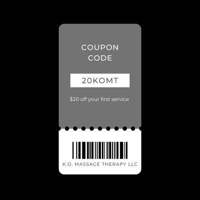 Use this code for $20 off your first service