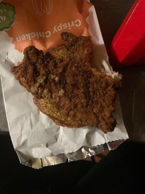 This shit is dry 0 for this Spicy Chicken Sandwich Meal not worth it