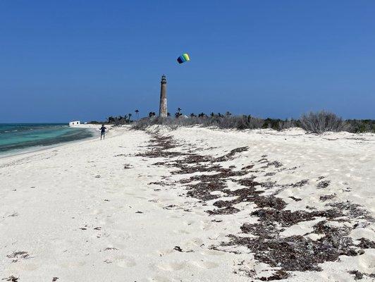 Kite flying at Loggerhead Key