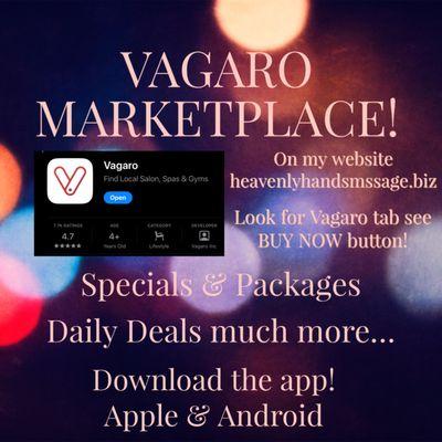 New Health & Wellness App Vagaro! Specials & deals on my page! Download it!