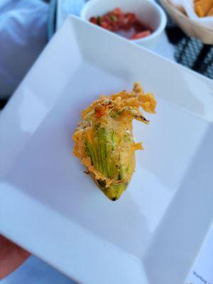 How BEAUTIFUL is that Zucchini Flower???