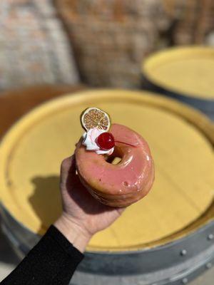 Cherry limeade donut