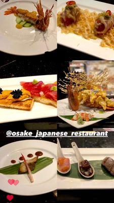 Omakase course meal!