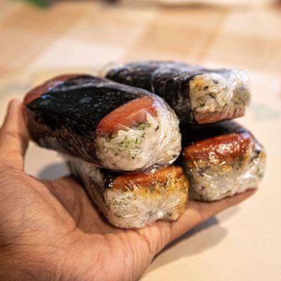 Teri Spam Musubi & Spicy Musubi - 2 for $5.50