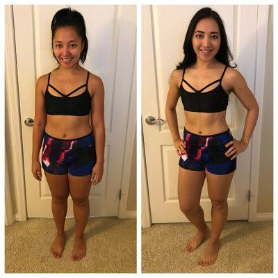 Kristine's body transformation into fight shape!