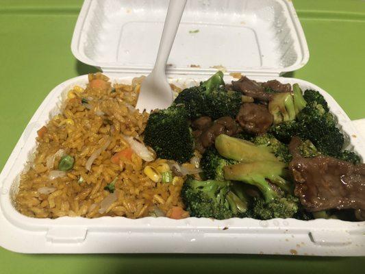 Beef with broccoli